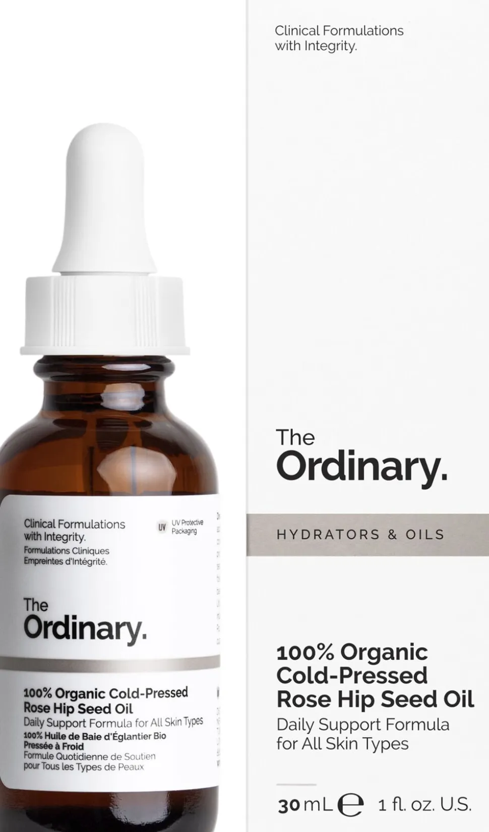 100% Organic Cold-Pressed Rose Hip Seed Oil