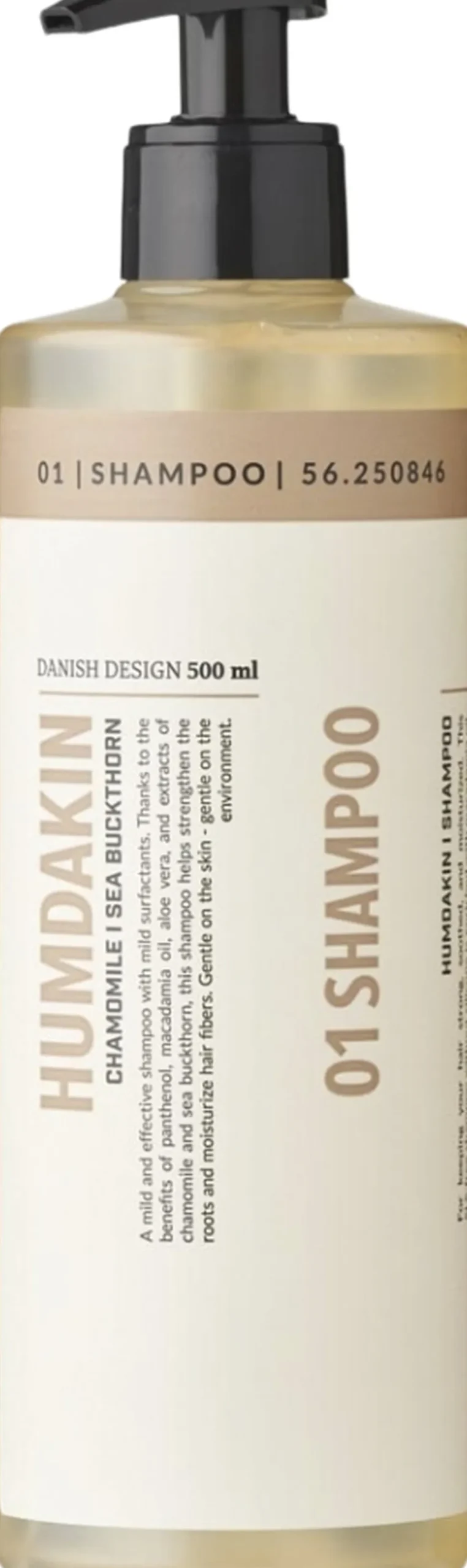 01 shampoo 500 ml - chamomile and sea buckthorn