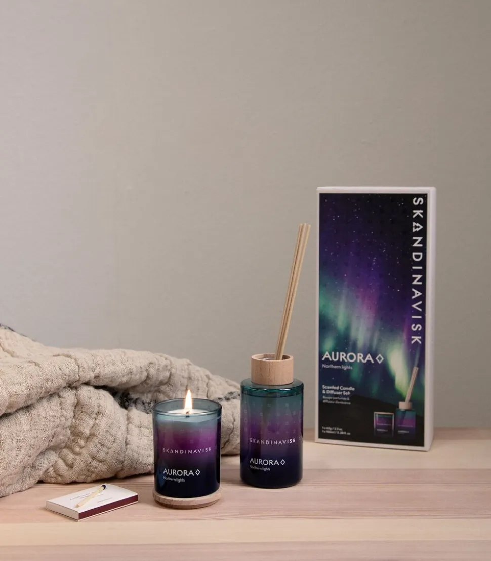AURORA Scented Candle & Diffuser Set