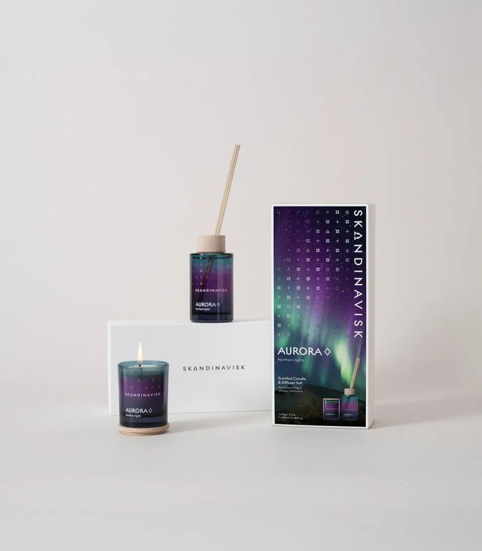 AURORA Scented Candle & Diffuser Set