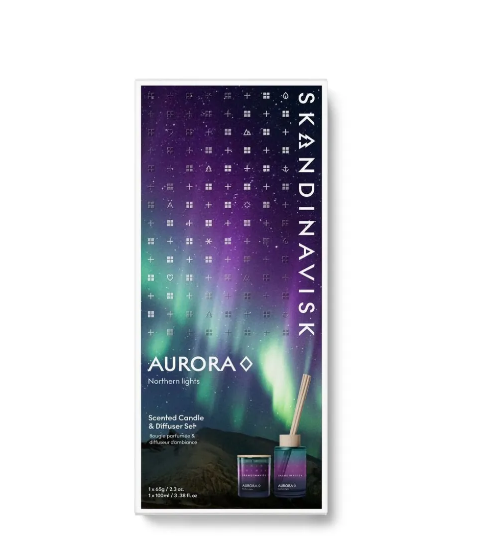 AURORA Scented Candle & Diffuser Set