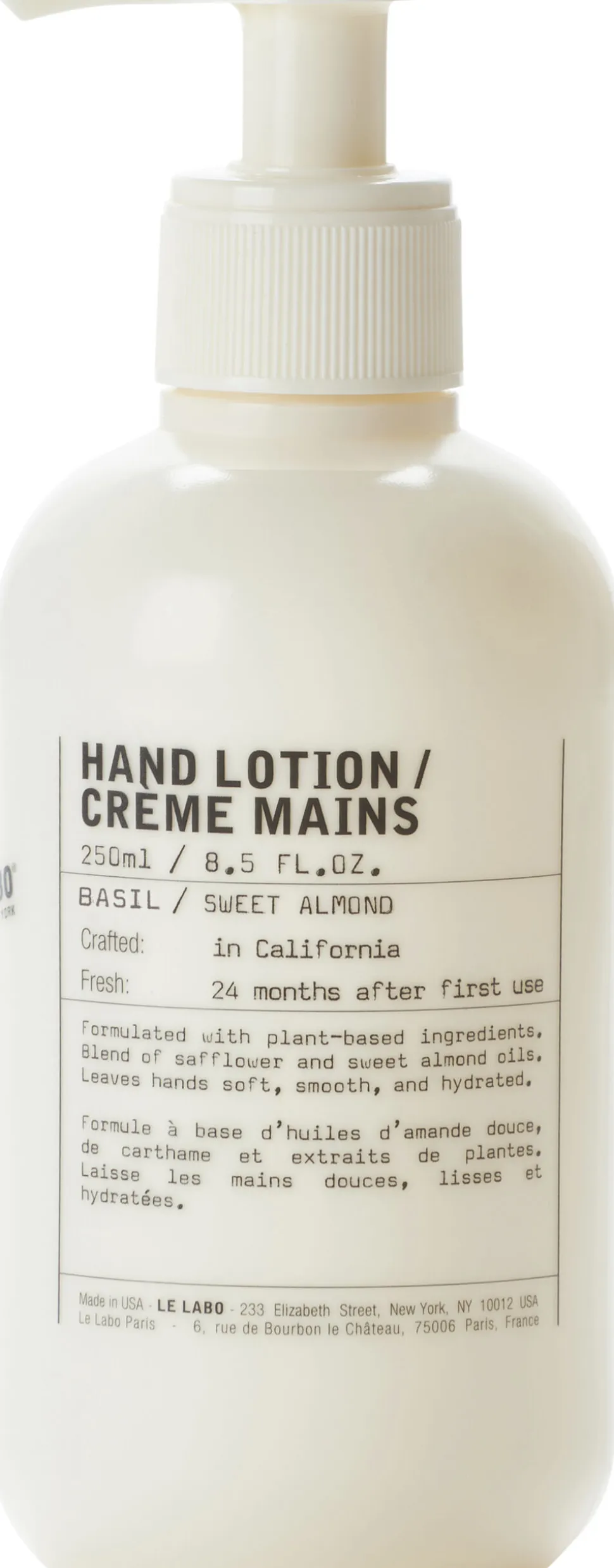 Basil Hand Lotion 250ml