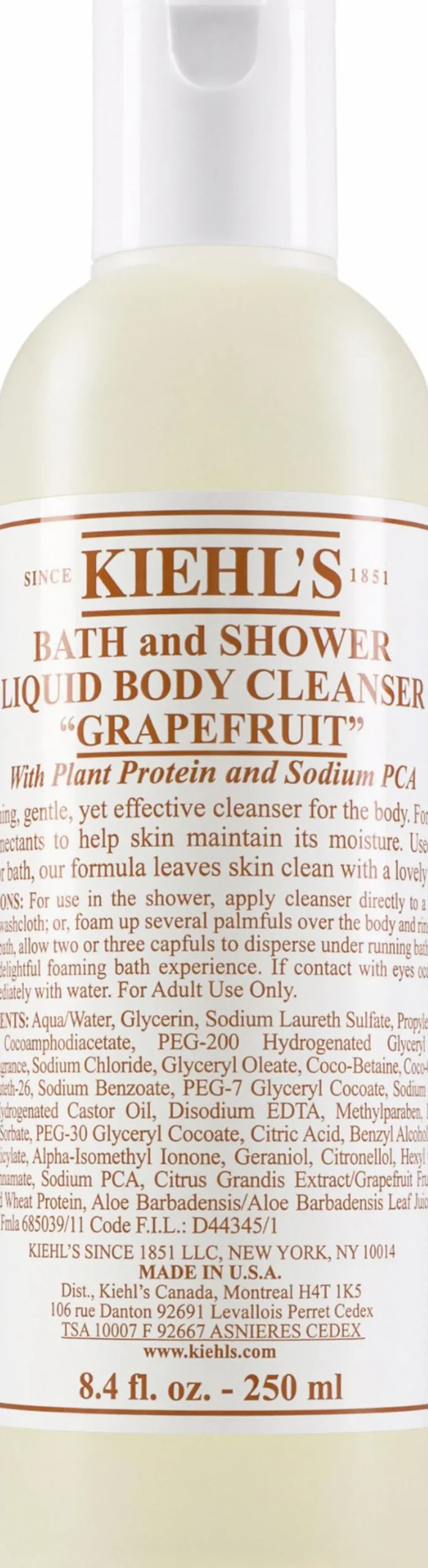 Bath and Shower Liquid Body Cleanser Grapefruit