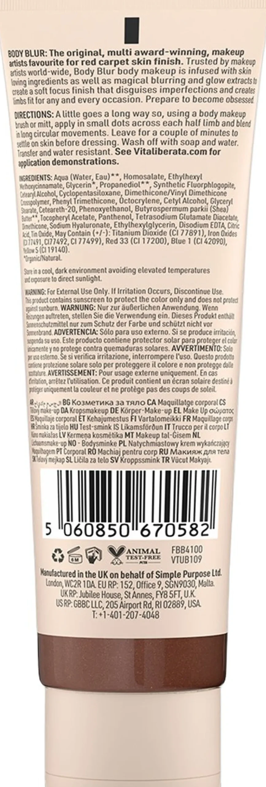 Body Blur Dark 100 ml