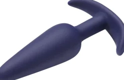 Boo Vibrerende buttplug med fjernebetjening - Dark Plum