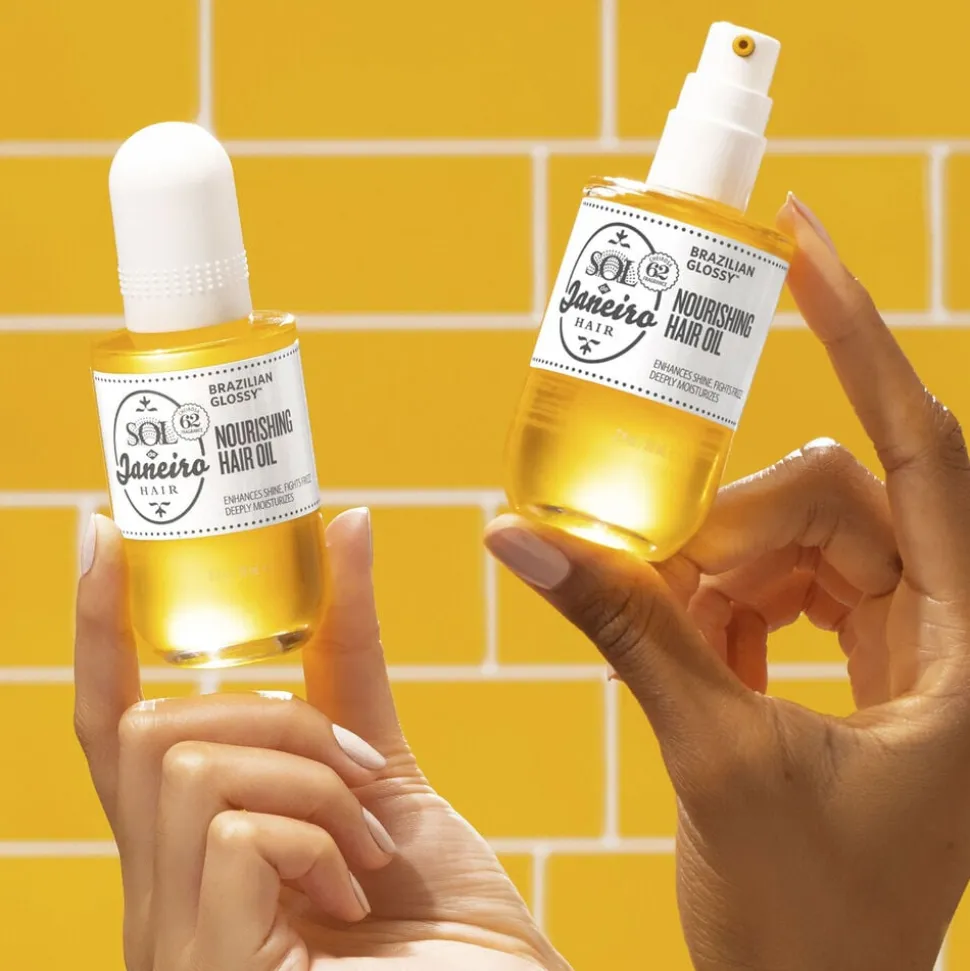 Brazilian Glossy - Anti-frizz plejende olie