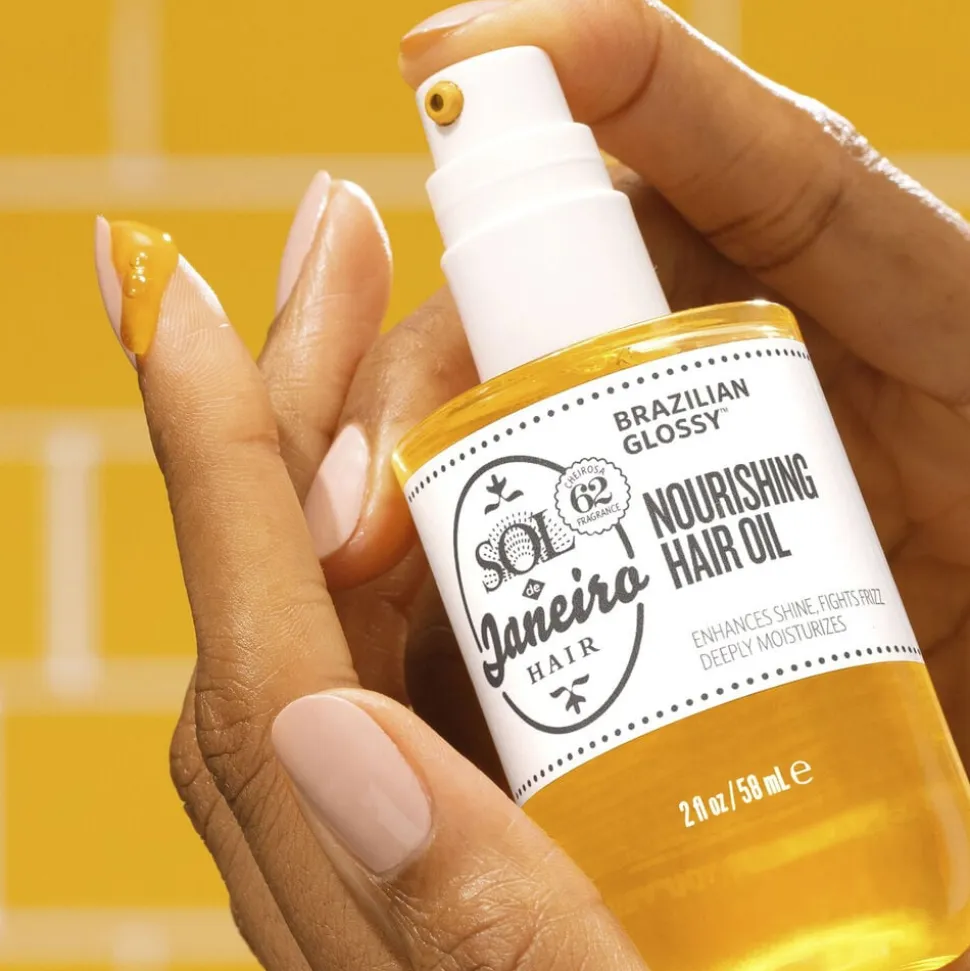 Brazilian Glossy - Anti-frizz plejende olie