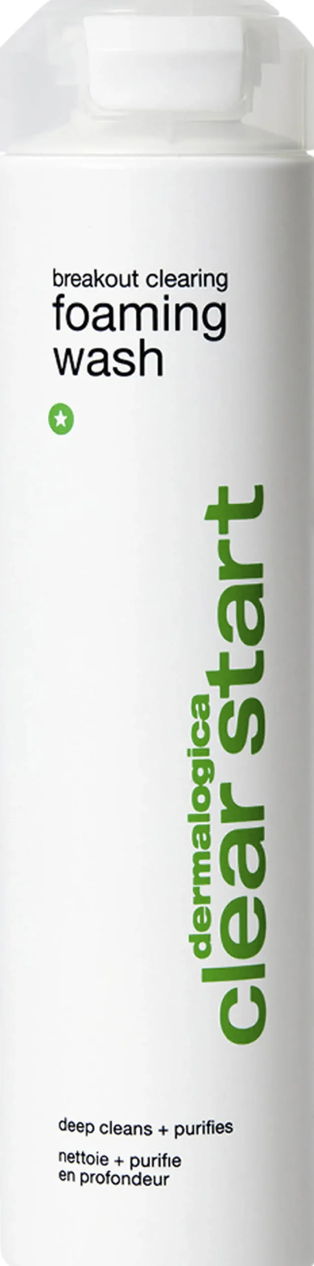 breakout clearing foaming wash (295ml)