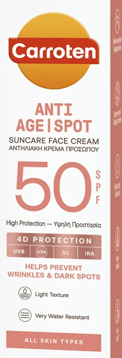 Carroten Face Antispot Cream SPF 50