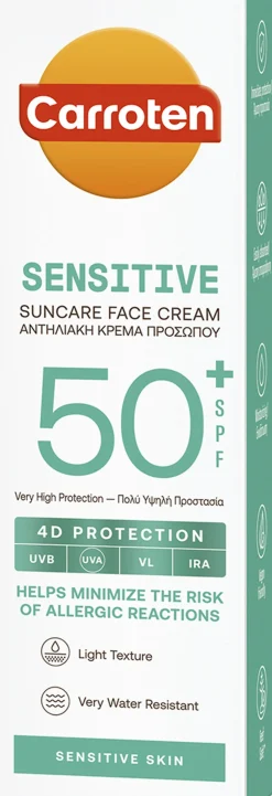 Carroten Face Sensitiv Cream SPF 50