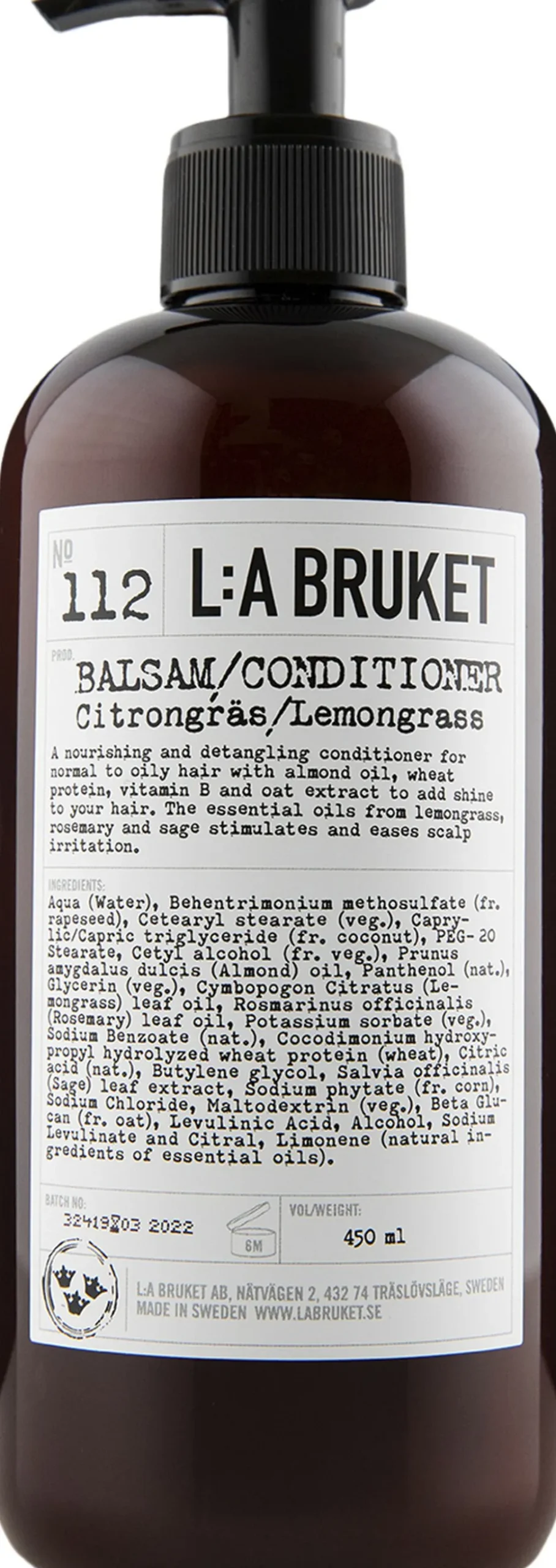 Conditioner Lemongrass 450 ml.