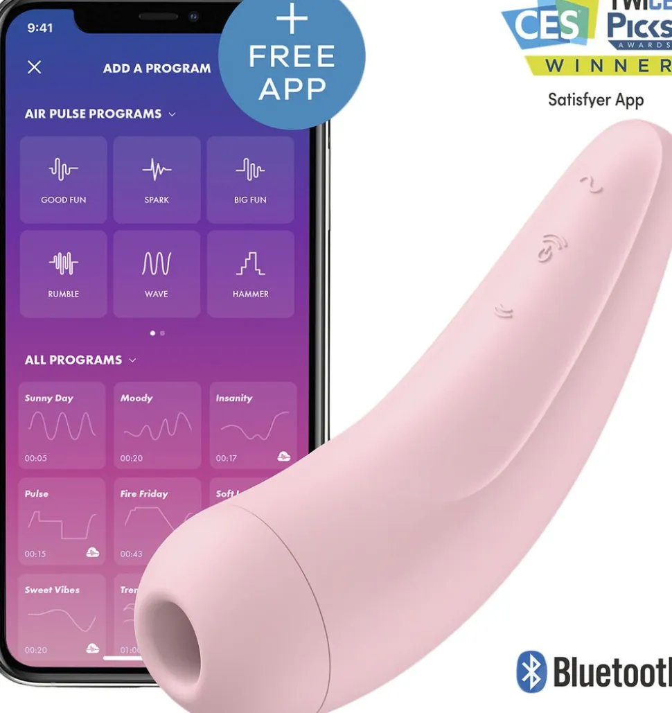 Curvy 2+ Lufttryksstimulator