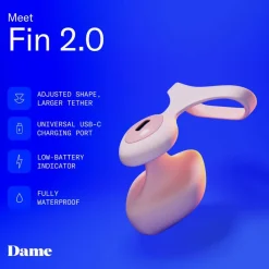 Dame - Fin 2. 0 Finger Vibrator Quartz