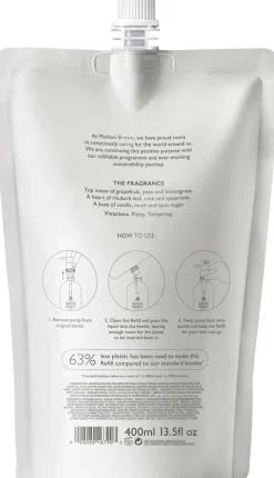 DELICIOUS RHUBARB & ROSE HAND WASH REFILL