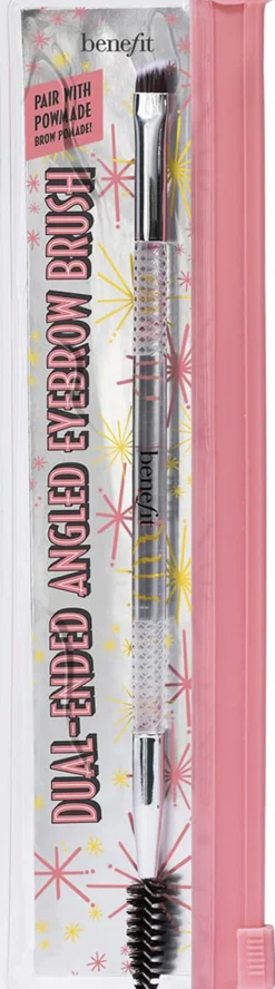Dual-ended Angled Eyebrow Brush - Eyebrow brush & blending spoolie