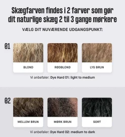 Dye Hard 02 - skægfarve medium to dark
