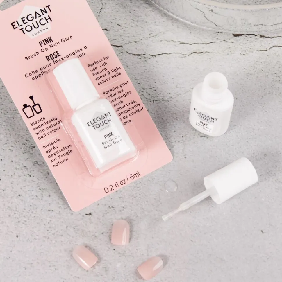 ELEGANT TOUCH PINK BRUSH ON NAIL GL