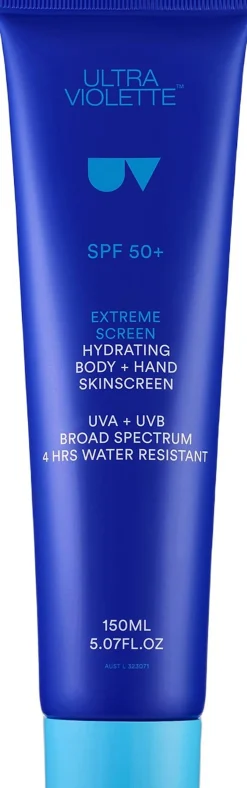 Extreme Screen - Fugtende solcreme til krop og hænder SPF50+