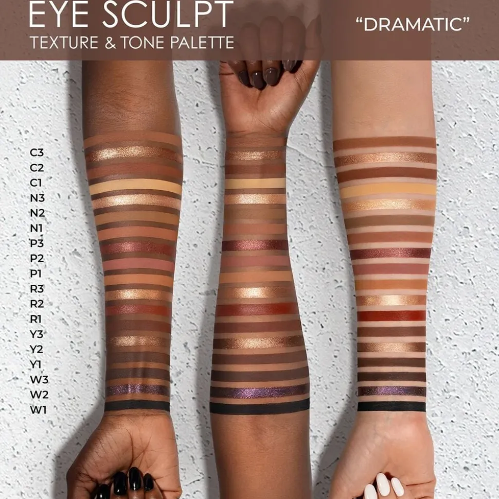 Eye Sculpt Texture and Tone Palette Ögonskuggspalett, Midi+