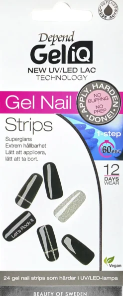 Gel iQ Gel Nail Strips Semi cured n