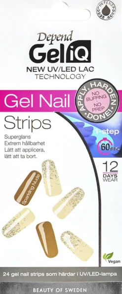 Gel iQ Gel Nail Strips Semi cured n