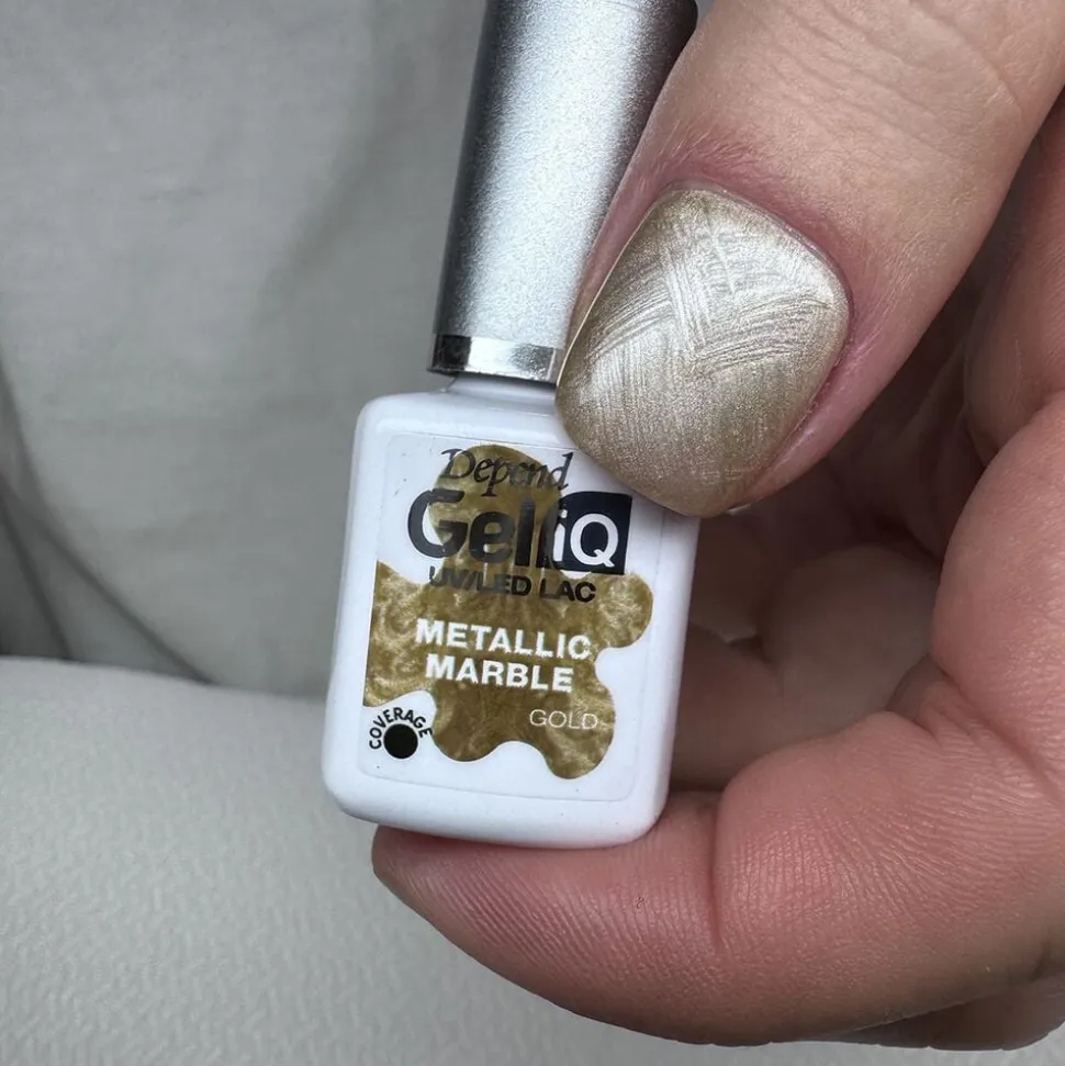 GeliQ Metallic Marble Gold