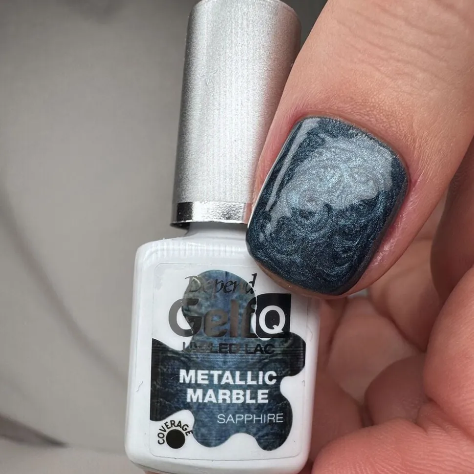 GeliQ Metallic Marble Sapphire