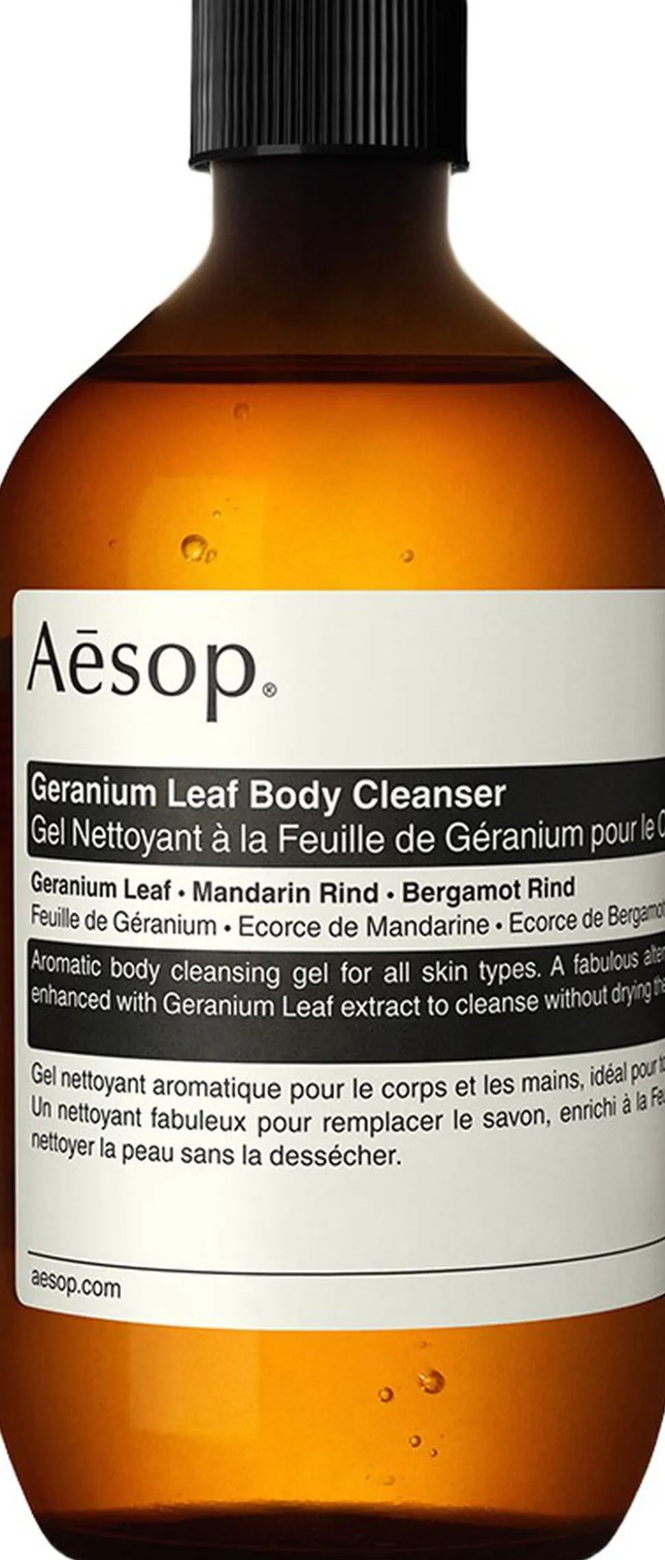 Geranium Leaf Body Cleanser 500mL with Screw Cap