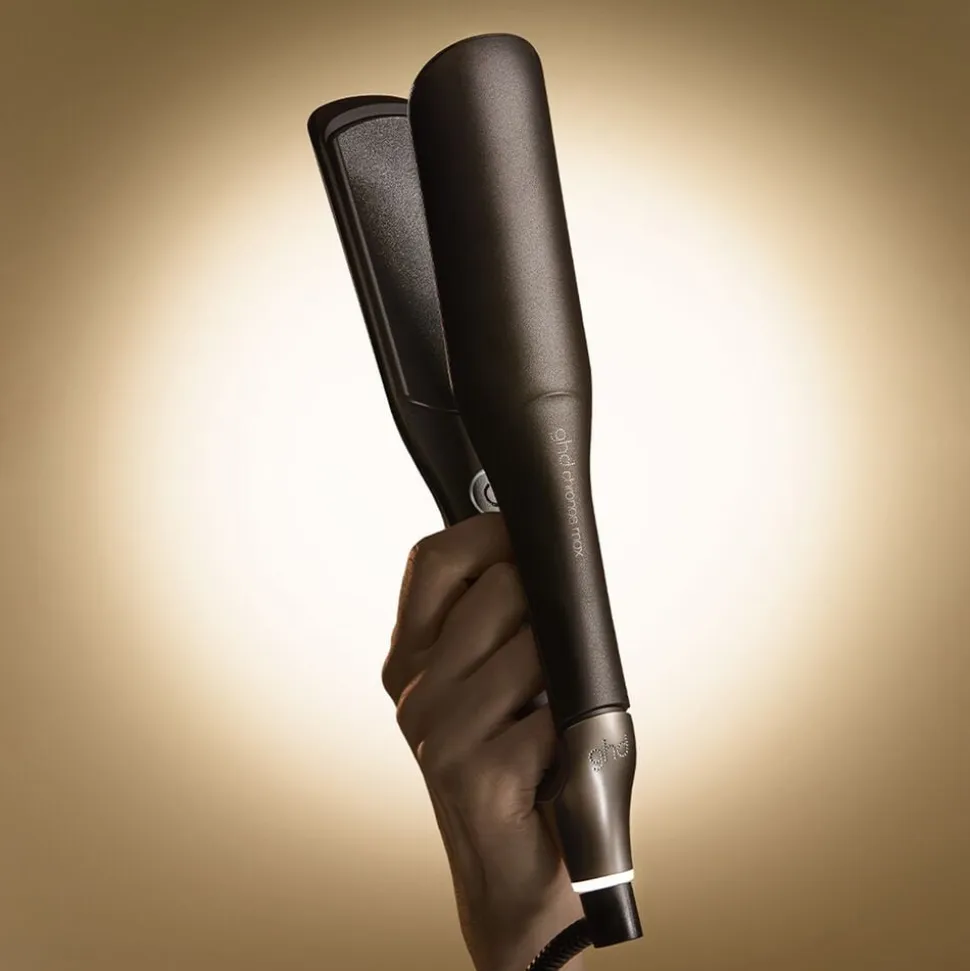 ghd Chronos Max - Wide Plate Hair Straightener Black