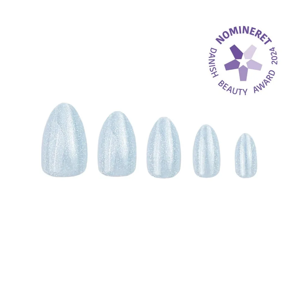 Glacier Blue - Reusable Instant Press-on Manicure