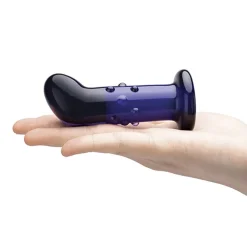 GLAS - RECHARGEABLE REMOTE CONTROLLED VIBRATING DOTTED G-SP