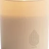 Glass Candle, Beige, 9,2x10,2 cm