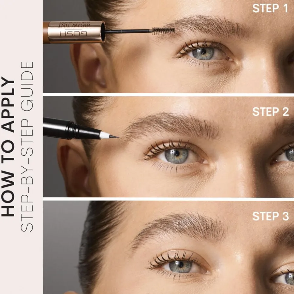 GOSH Brow Tint Semi-Permanent 002 Dark Brown