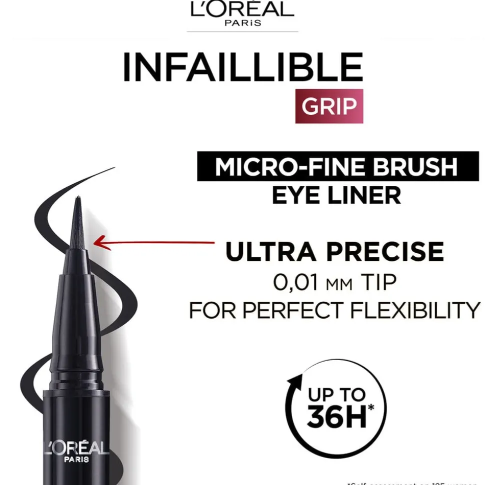Infaillible Grip 36H Micro-Fine Brush Eyeliner
