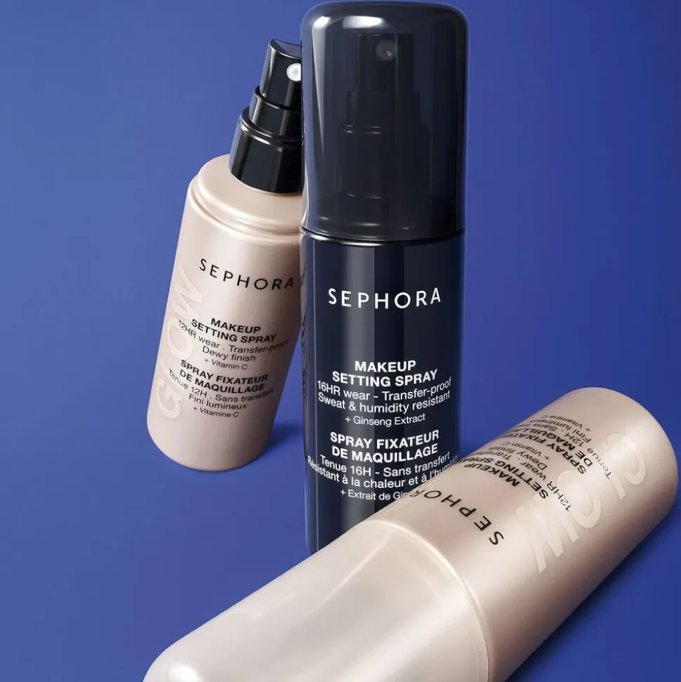 KIT DUO SPRAY ET FIXE - Duo af fikséringssprays (satin & glød)