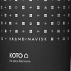 KOTO Scented Candle w Lid 200g