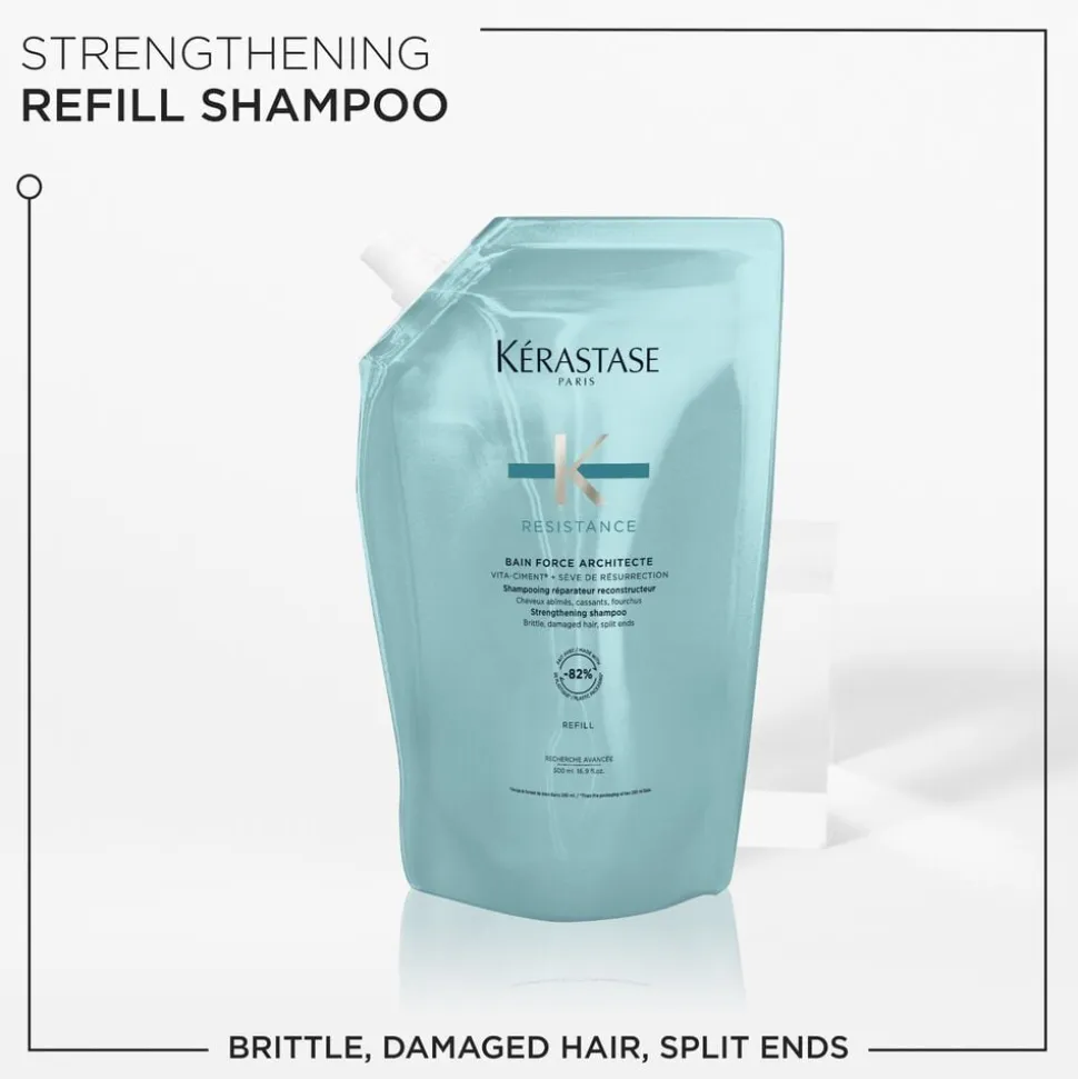 Kérastase Resistance Bain Force Architecte Shampoo 500ml Ref