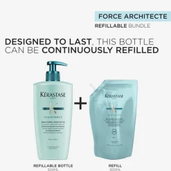 Kérastase Resistance Bain Force Architecte Shampoo 500ml Ref