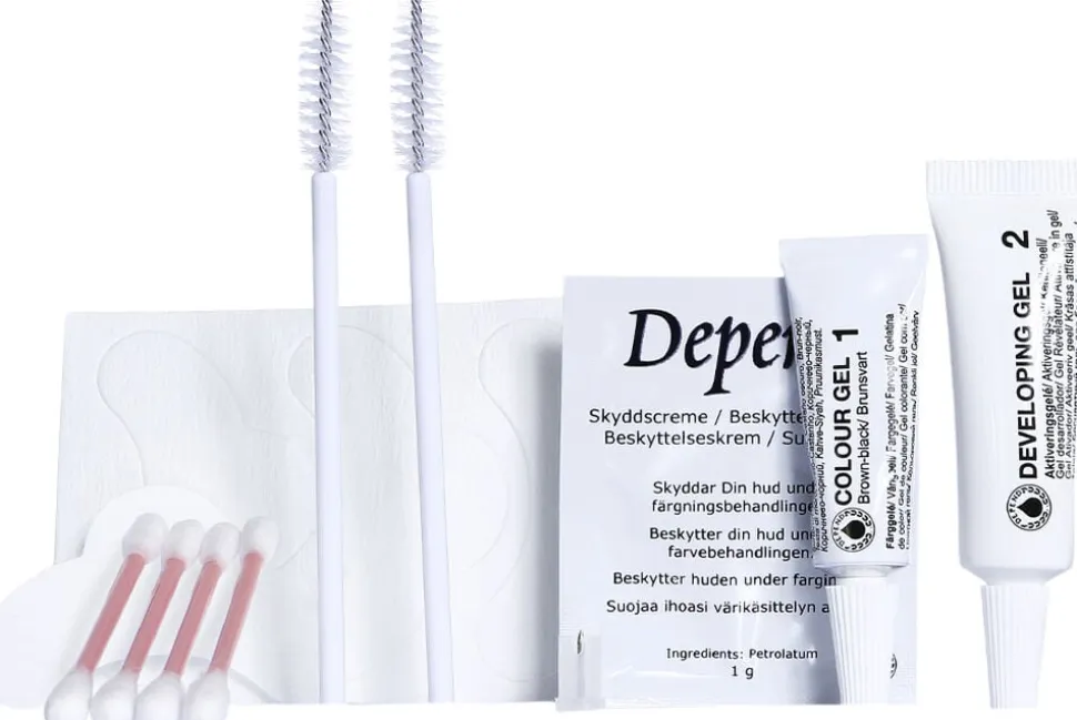 Lash/eyebrow col. Dark brown
