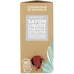 LIQUID MARSEILLE SOAP REFILL COTTON FLOWER 3 L
