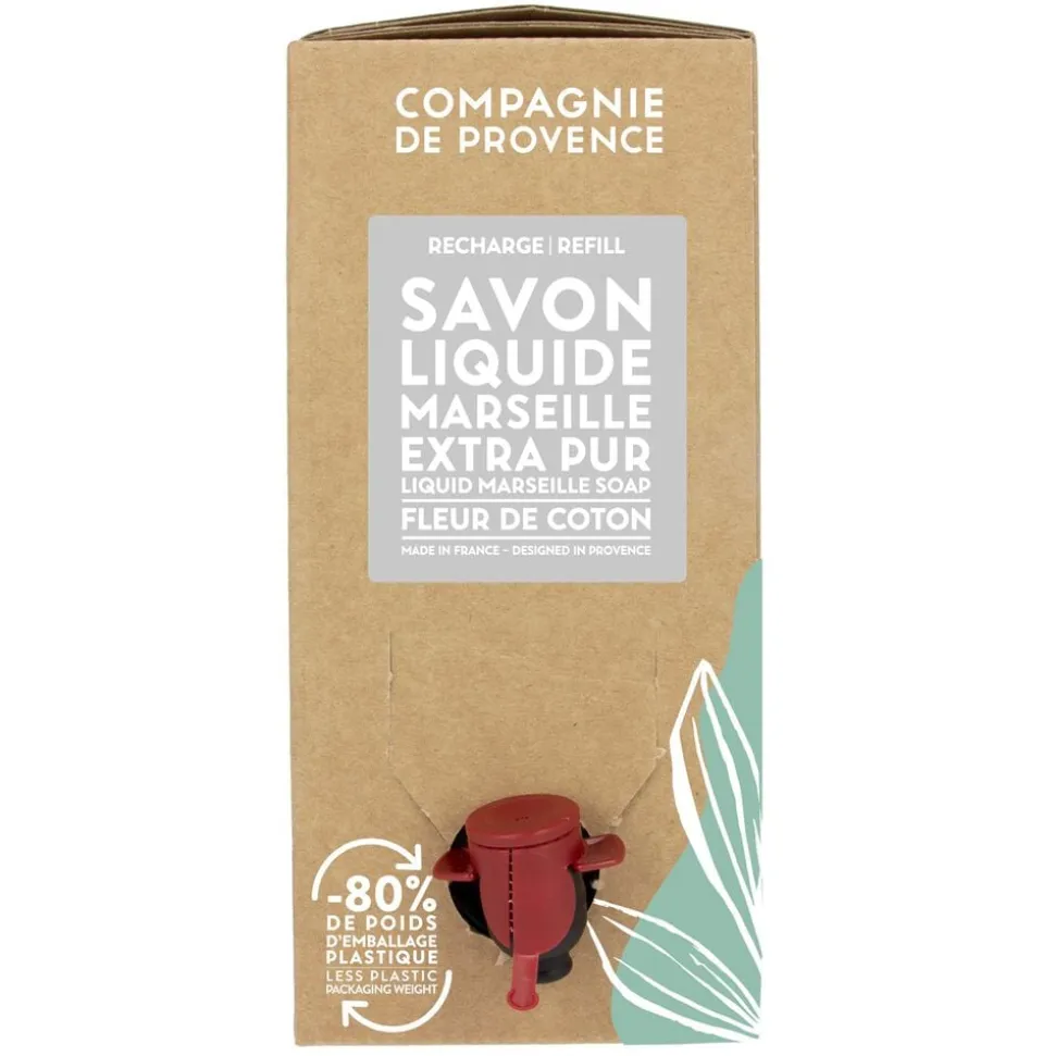 LIQUID MARSEILLE SOAP REFILL COTTON FLOWER 3 L