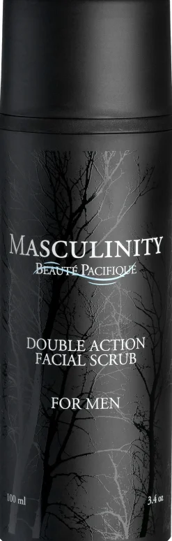 Masculinity Double Action Facial Scrub For Men 100 ml.