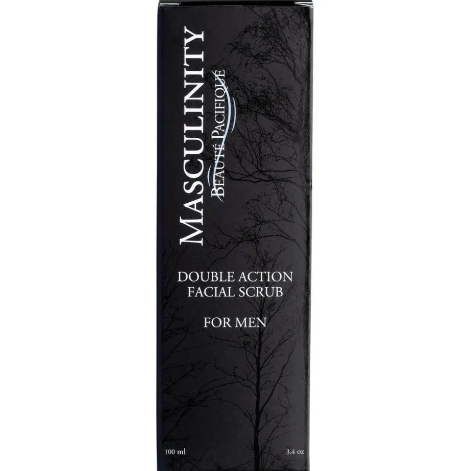 Masculinity Double Action Facial Scrub For Men 100 ml.