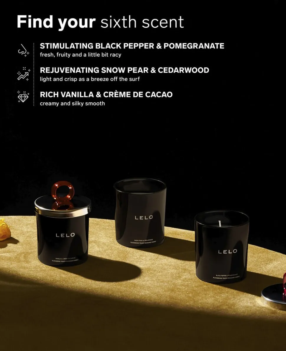 Massagelys - Black Pepper & Pomegranate