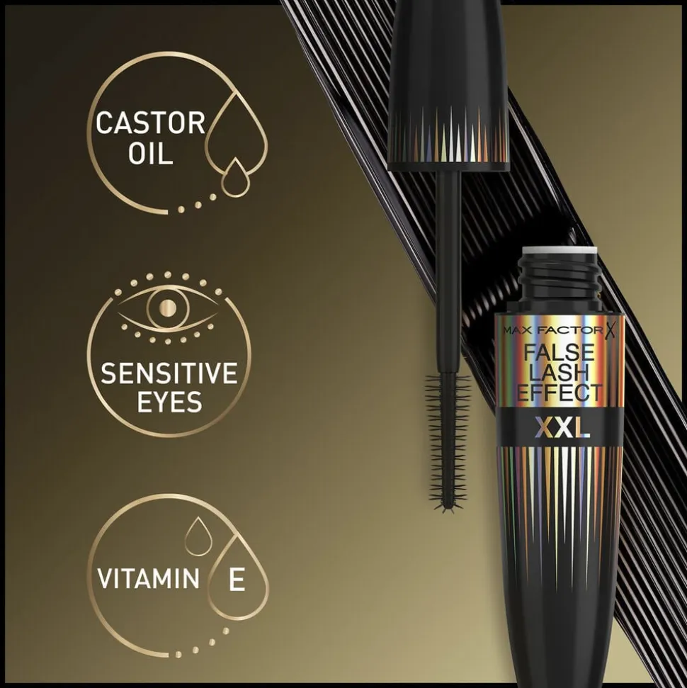 Max Factor False Lash Effect XXL Mascara, 001 Black, 12ml