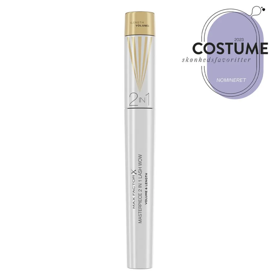 Max Factor Masterpiece 2 In 1 Lash Wow Mascara, 001 Black, 7ml