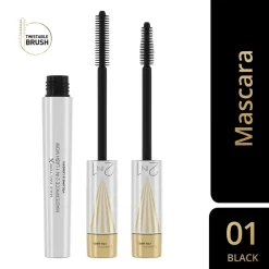 Max Factor Masterpiece 2 In 1 Lash Wow Mascara, 001 Black, 7ml