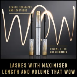 Max Factor Masterpiece 2 In 1 Lash Wow Mascara, 001 Black, 7ml