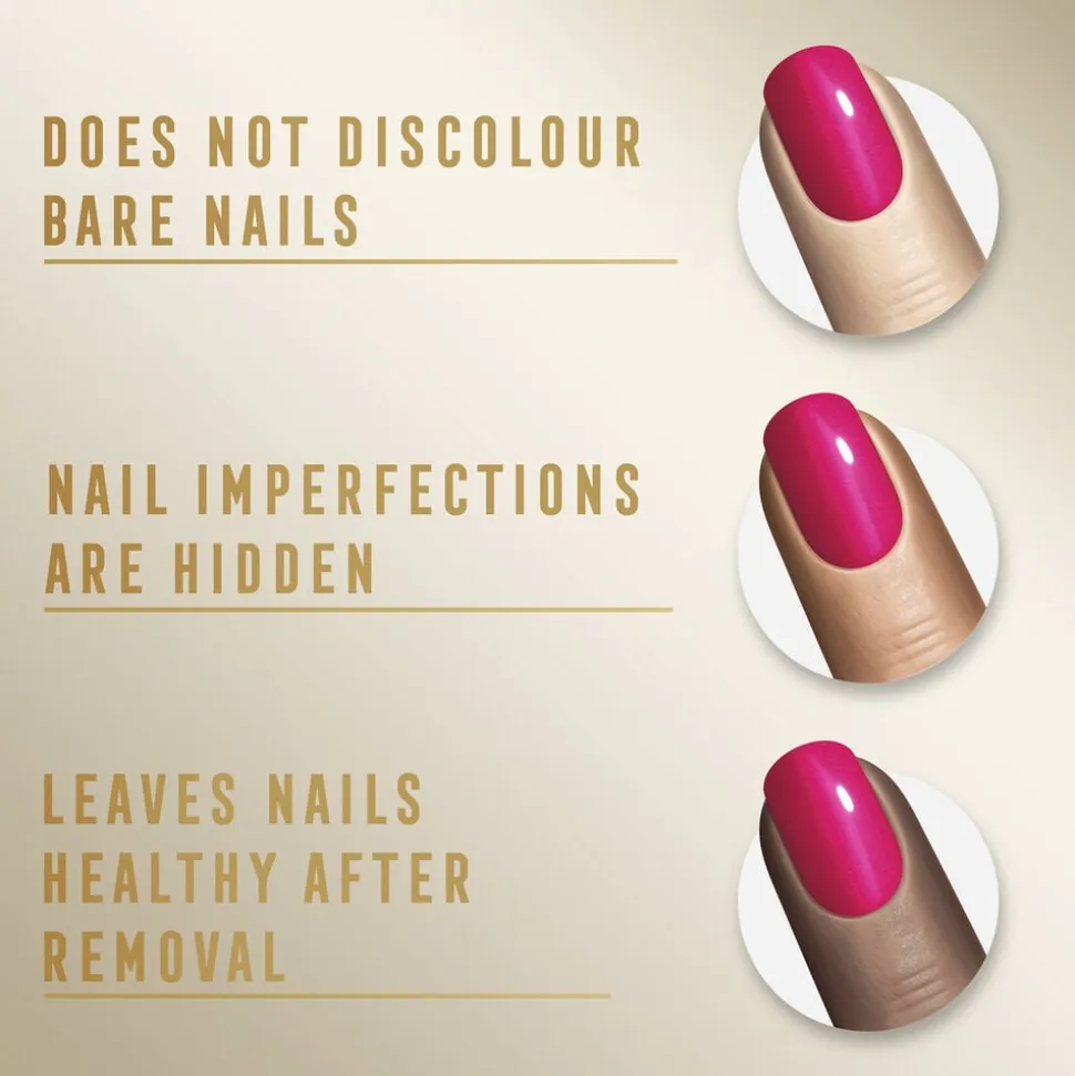 Max Factor Miracle Pure Nail Polish, 265 Fiery Fuchsia, 1. 85 g