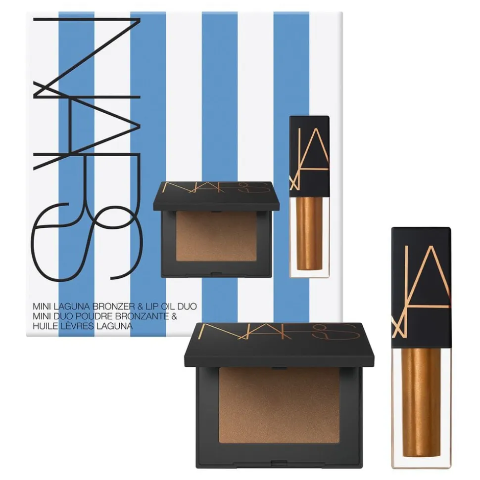 Mini Laguna Bronzer & Lip Oil Duo - Bronzepudder og læbeolie
